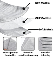 MIP INTERNATIONAL® (15 Pack) Non-Scratch Dish Wash Cloth, Steel Wire Dish Cloth