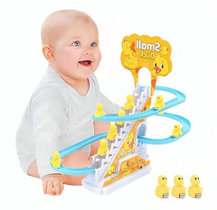Ducks Slide Race Toy with Lights & Music – 3 Ducks Included