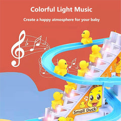 Ducks Slide Race Toy with Lights & Music – 3 Ducks Included