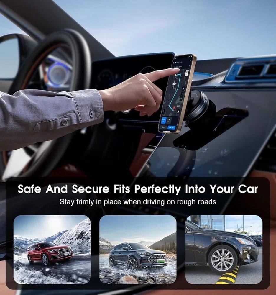 360° Vaccum Magnetic Phones Holder