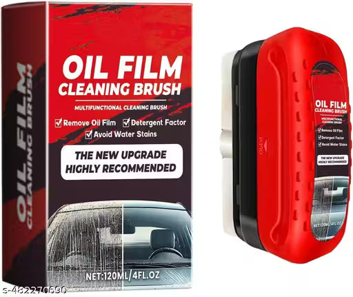 Maxismart Oil Film Cleaning Brush – Car Glass & Windshield Cleaner